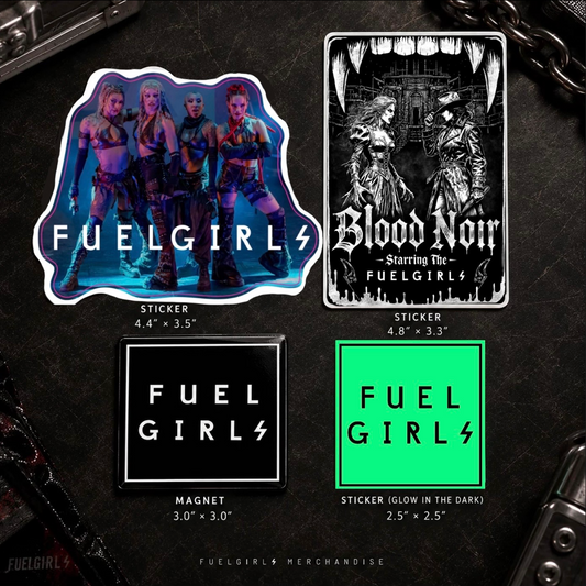 FUEL GIRLS STICKER/MAGNET PACK (free shipping)